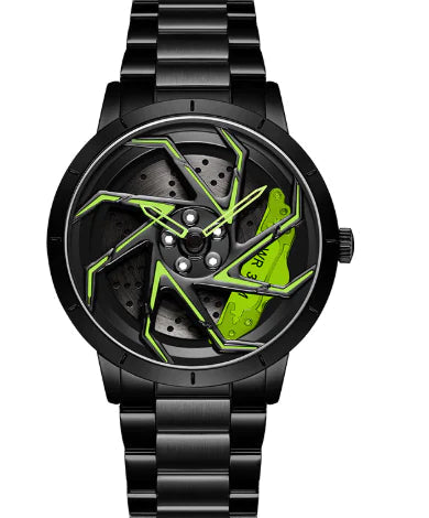 Pánské rotující hodinky 3D Real Wheel Watch