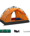 Outdoor Camping Fully Automatic Portable Folding Camping Tent 2-3 Person Beach Tent Quick Opening Two Person Camping Set