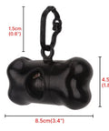 Waste Bag Dispenser for Dog Waste Carrier Green Black Pet Supply Accessory Dog Cat Small Tools Poop Bag Holder
