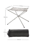 Disassemble Garden Backyard Heating Mesh Stainless Steel Outdoor Camping Campfire Fire Rack Foldable Mesh Fire Pit BBQ Tools Hot