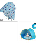 Baby Beach Tent Kids Outdoor Camping Easy Fold up Waterproof up Sun Awning Tent Uv-Protecting