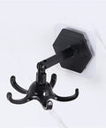 1/2/3Pc Kitchen Utensil Hanger with 7 Hooks 360 Degrees Rotated Kitchen Hook Punch-Free Utensils Storage Rack Multi-Purpose Hook