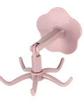 1/2/3Pc Kitchen Utensil Hanger with 7 Hooks 360 Degrees Rotated Kitchen Hook Punch-Free Utensils Storage Rack Multi-Purpose Hook