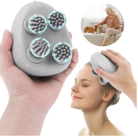 Bezdrátový elektrický masážní přístroj pro hlavu, krk a celé tělo