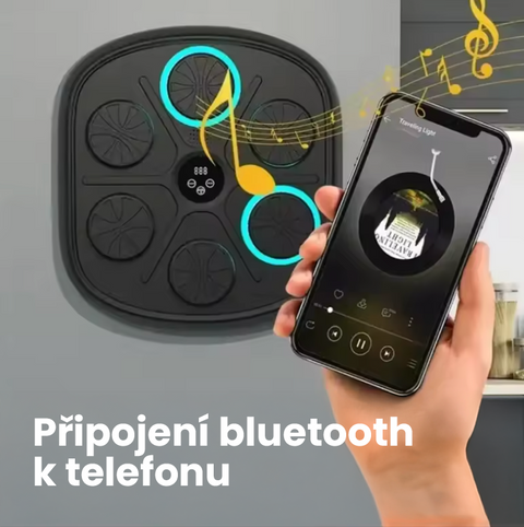 Bluetooth interaktivní boxovací trenažer s hudbou