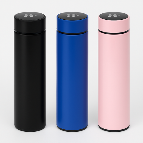 Chytrá termo láhev s měřením teploty 500 ml