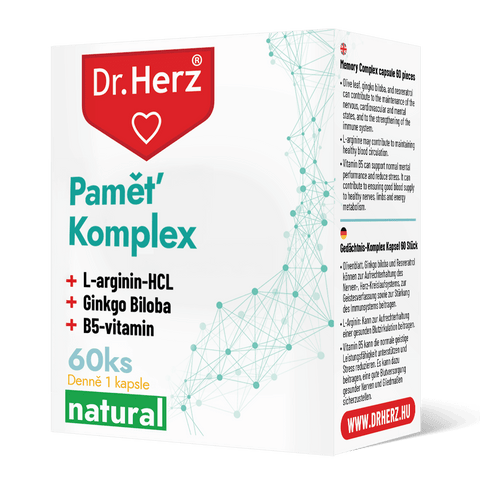 Dr. Herz Prémiový Paměťový Komplex 60 kapslí
