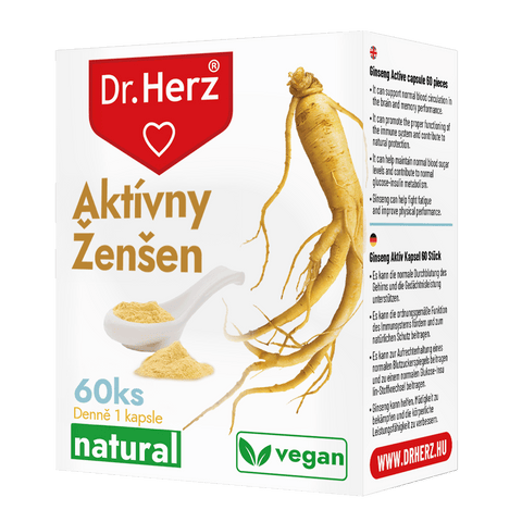 Dr. Herz Aktivní Ženšen pro energii a vitalitu