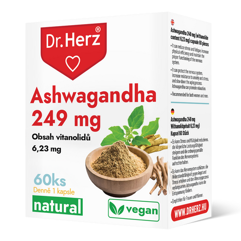 Dr. Herz Ashwagandha 249 mg kapsuly