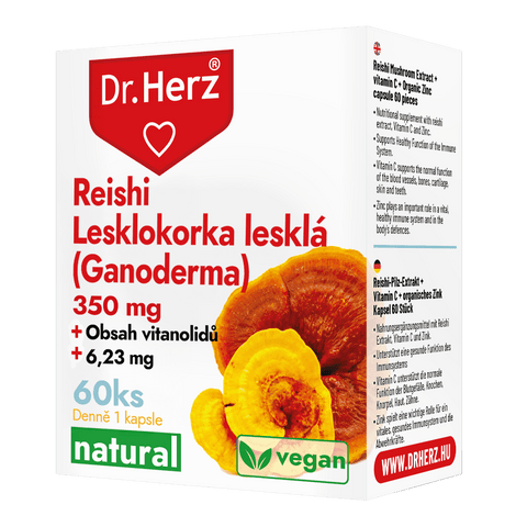 Dr. Herz Silná Reishi s vitamínem C a organickým zinkem