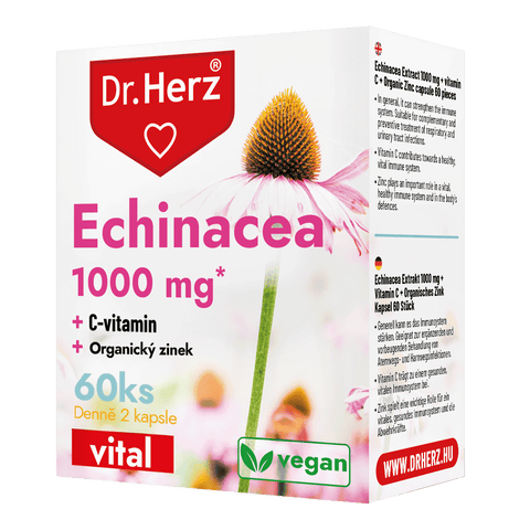 Dr. Herz Ochranná Echinacea + vitamín C a organický zinek
