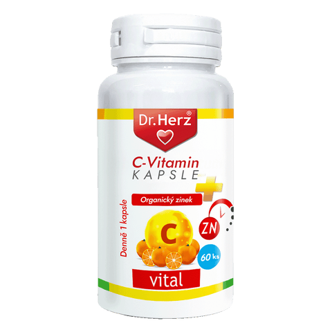 Dr. Herz Posilující C-vitamin + organický zinek kapsle