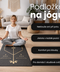 Designová protiskluzová podložka na jógu