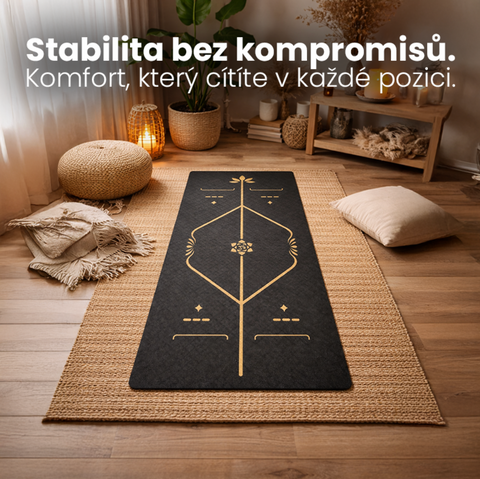 Designová protiskluzová podložka na jógu