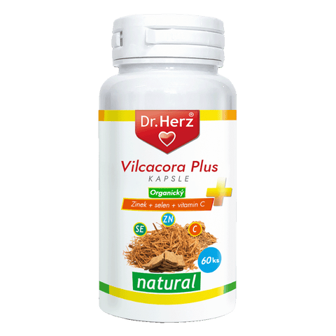 Dr. Herz Kočičí dráp + Organický Zinek + Selen + Vitamin C 60 kapslí