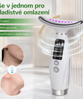 EMS masážní přístroj na krk s LED terapií – 7 režimů