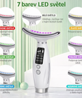 EMS masážní přístroj na krk s LED terapií – 7 režimů