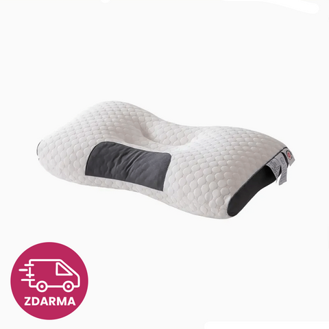 Ergonomický polštář na spaní s podporou krční páteře