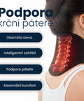 Hřejivá krční ortéza s turmalínem – úleva, teplo a podpora krční páteře