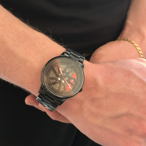 Pánské rotující hodinky 3D Real Wheel Watch