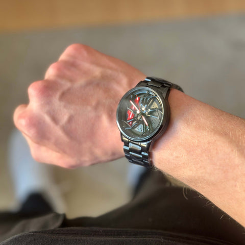 Pánské rotující hodinky 3D Real Wheel Watch