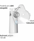 Najefektivnejší ultrazvukový Mesh inhalátor pro děti a dospělé