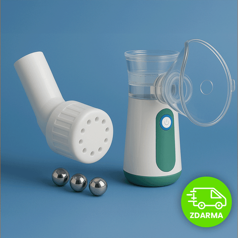 Neočekávaný respirační duo set – Ultrazvukový MESH inhalátor + Plicní trenažér OPEP