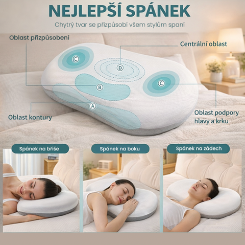 Ortopedický polštář pro krční páteř