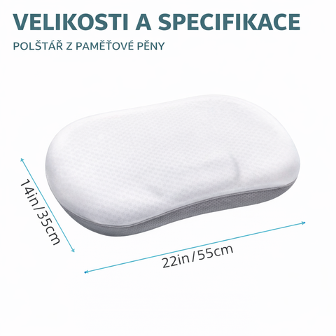 Ortopedický polštář pro krční páteř