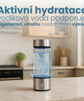 Přenosná elektrická vodíková láhev 420 ml s generátorem vodíkové vody a titanovým filtrem