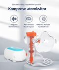 Přenosný kompresorový inhalátor pro dospělé i děti