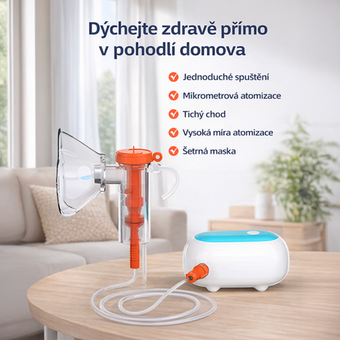 Přenosný kompresorový inhalátor pro dospělé i děti