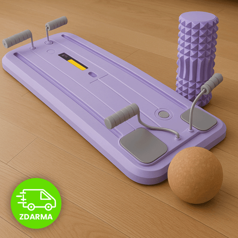 Pilates balíček – Pilates Bed Reformer + Foam Roller + Masážní míček zdarma