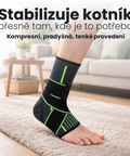 Profesionální stahovací tenká bandáž na kotník_2