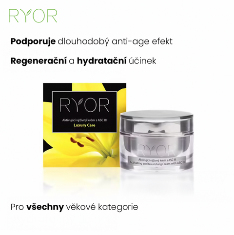 Ryor Aktivní výživný pleťový krém s ASC III 50 ml
