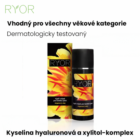 Ryor Arganový olej pro vyplnění vrásek a korekci pleti 50 ml