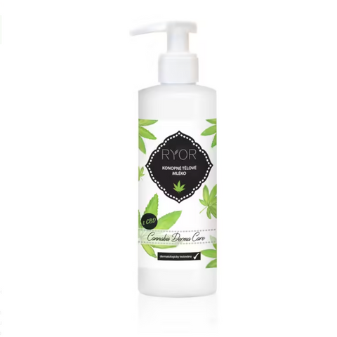 Ryor Cannabis Derma Care konopné tělové mléko 200 ml