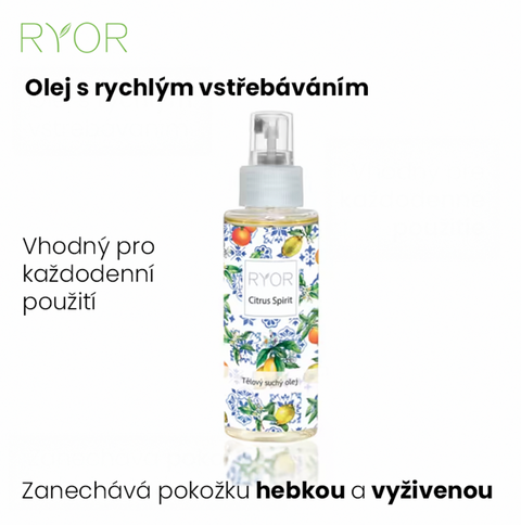 Ryor Citrus Spirit tělový suchý olej 100 ml