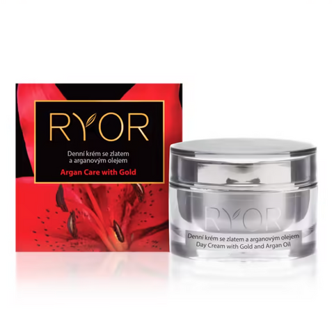 Ryor Denní krém se zlatem a arganovým olejem 50 ml
