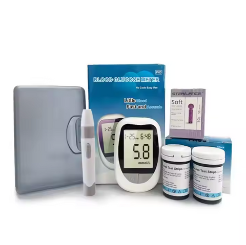 SET digitálního glukometru s měřicím příslušenstvím