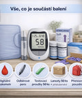 Přesný glukometr s 50 ks lancetami a testovacími proužky - Naturdrop
