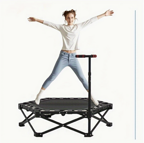 Skladací hexa fitness mini trampolína