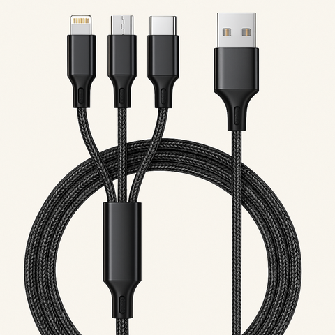 3v1 USB nabíjecí kabel – Jeden kabel pro všechna zařízení