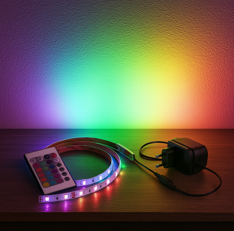 RLS 106 LED pásek 5 m 12V RGB RETLUX