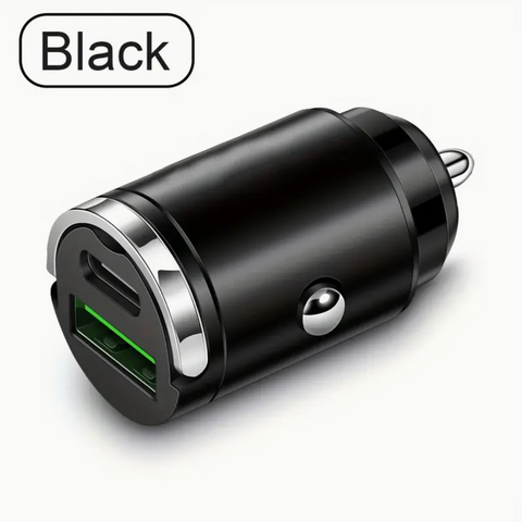 Rychlonabíjecí auto adaptér XJDR 2v1 s USB a USB-C porty