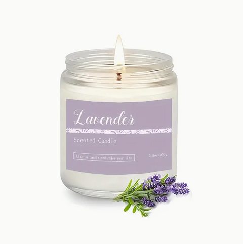 Aromaterapeutická vonná svíčka pro relaxaci