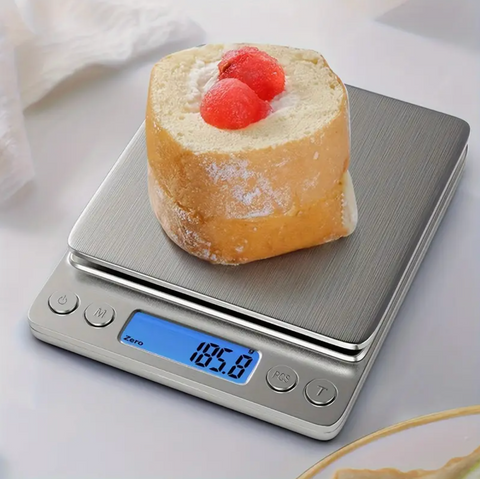 Přesná digitální kuchyňská váha 3000 g / 0,1 g s LCD displejem