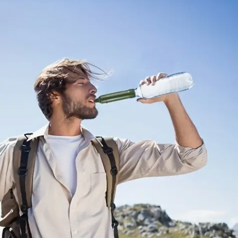 Outdoor brčko na filtraci a čištění vody