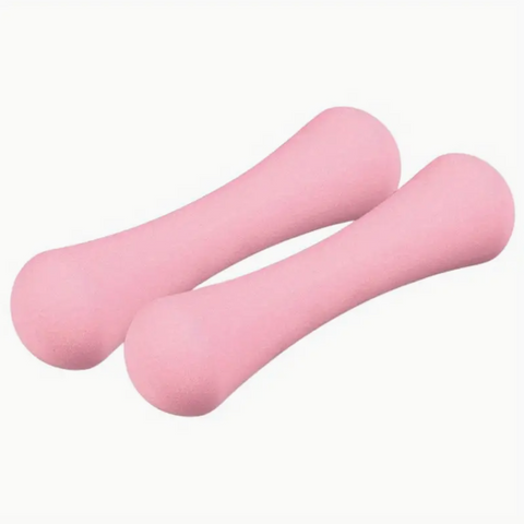 Fialová silikonová činka 2 kg