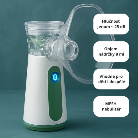 Najefektivnejší ultrazvukový Mesh inhalátor pro děti a dospělé
